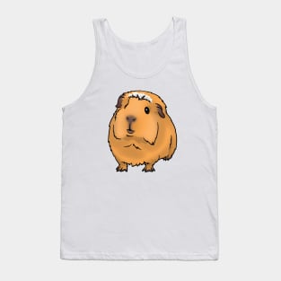 Saffron Gold with White Crested Guinea Pig Tank Top